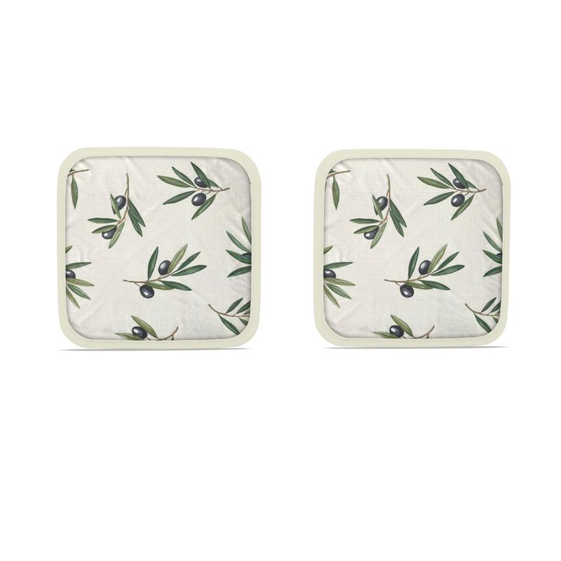 Set of 2 Mediterranean Style Pot Grabs - Kitchen Accessories