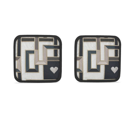 Richmond Collection Limited Edition Pot Grab Pair - Stylish Heat Resistant Kitchen Accessories