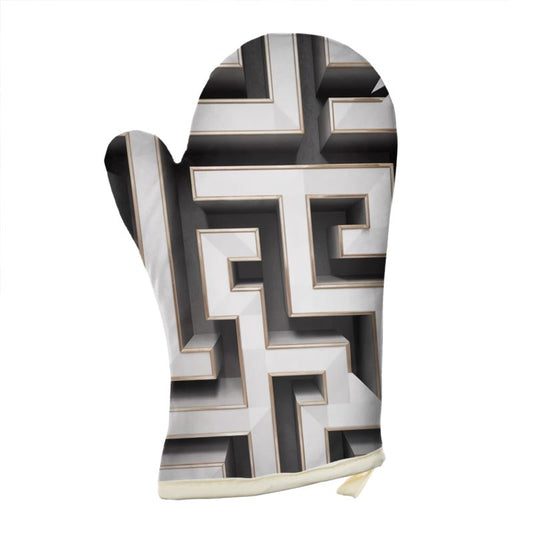 Stylish London Collection Oven Gloves - Limited Edition Designer Kitchen Accessory