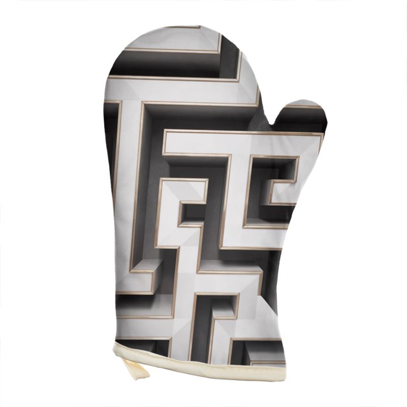 Stylish London Collection Oven Gloves - Limited Edition Designer Kitchen Accessory