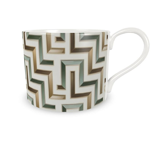 Elegant Limited Edition Ascot Collection Fine Bone China Coffee Cup Set