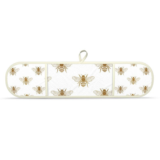Gold Bee Double Oven Gloves - Luxury Kitchen Accessory