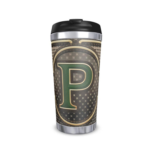 Personaliesd Monogram P Travel Mug - Custom Initial Coffee Cup