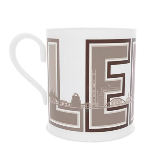 Handcrafted Leeds Landmark Mug - Fine Bone China Edition